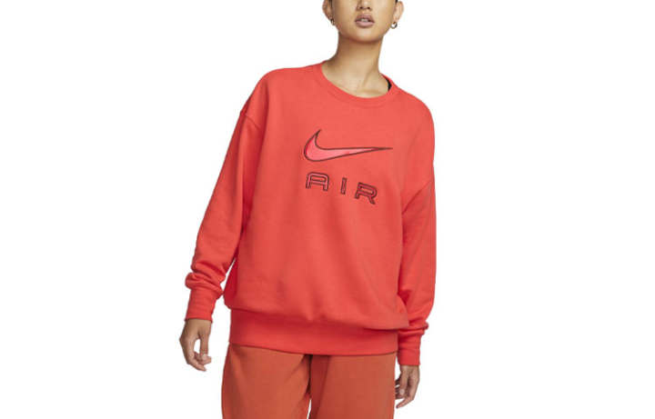 Nike Nike Sweatshirts Women's Light Red Crew Neck Moderate Regular