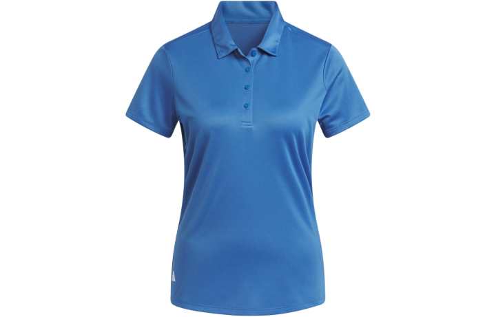 Adidas Adidas Solid Performance Short Sleeve Polo Shirt Polo Shirt Women's Blue