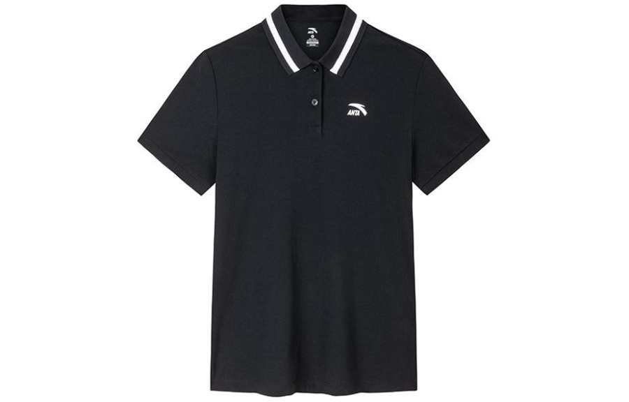 Anta Life Collection Polo Shirt Women's Basic Black