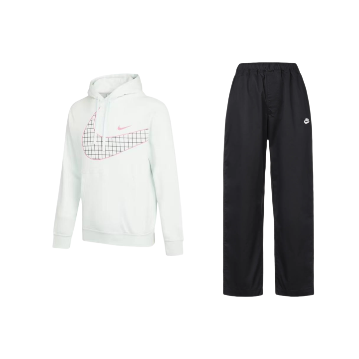 Nike Nike Sweatshirt Sets Unisex Hooded Moderate
