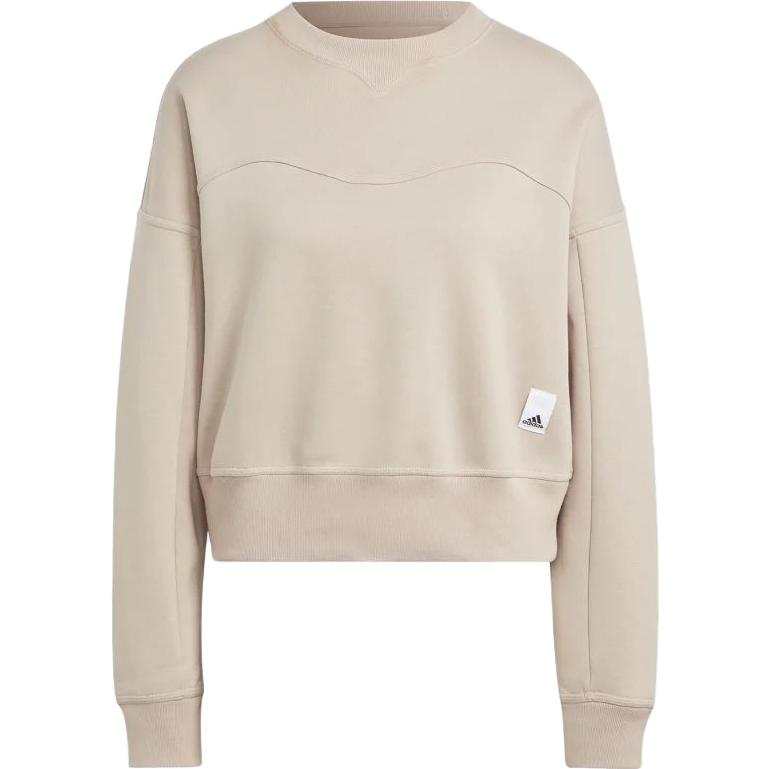 Adidas Adidas Sweatshirts Women's Taupe Crew Neck Moderate Other