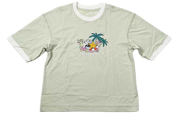 Li-Ning Li Ning Sports Trendy Collection T Shirt Women's Khaki