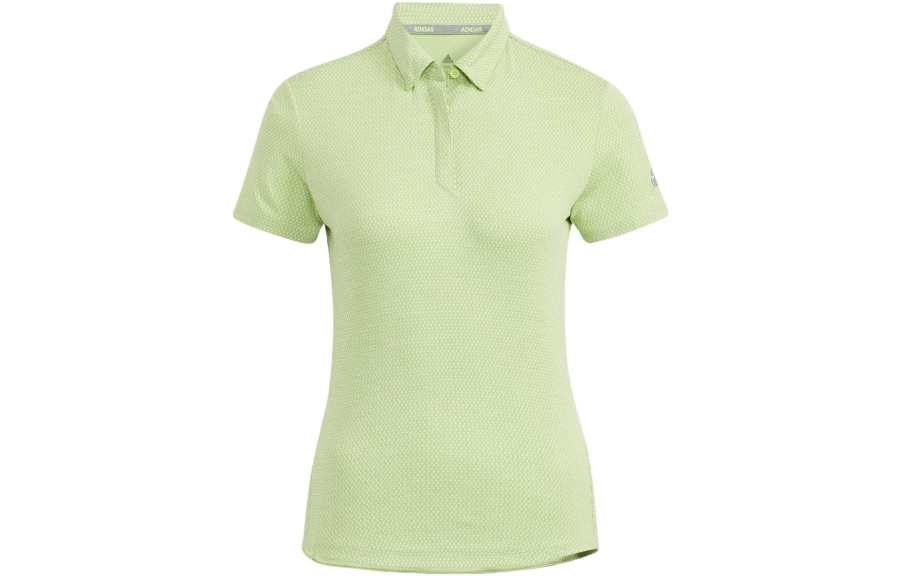 Adidas Adidas Polo Shirts Women's Green Polo Collar Moderate Straight Fit