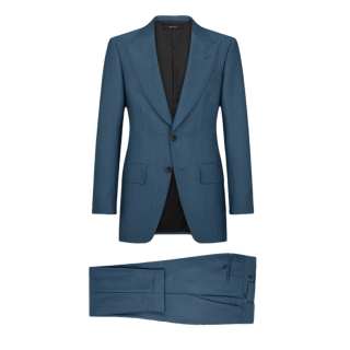 TOM FORD FW24 Business Suit Men's Bright Blue