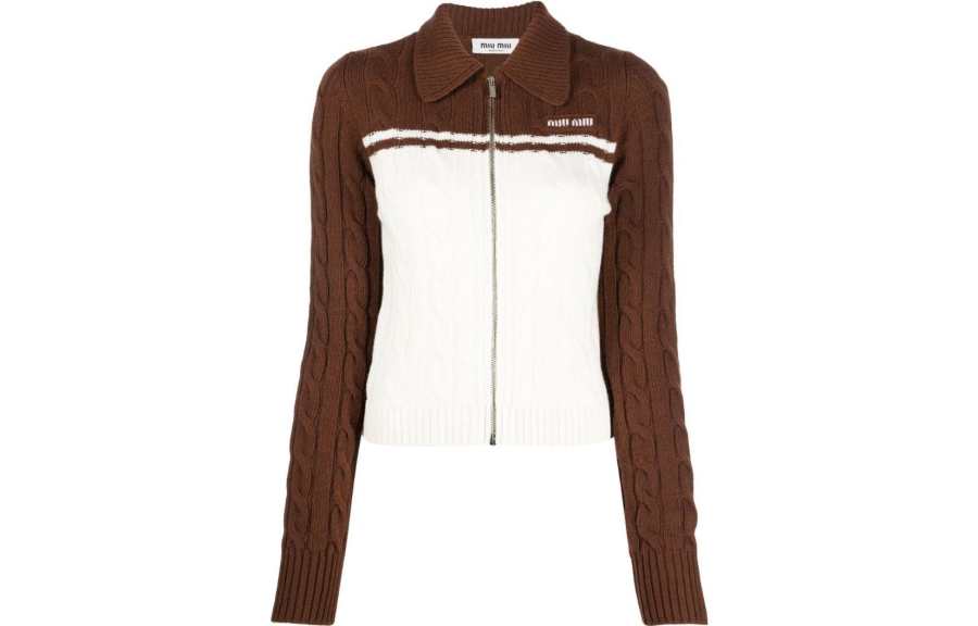 MIU MIU FW22 Knitwear Women's Brown