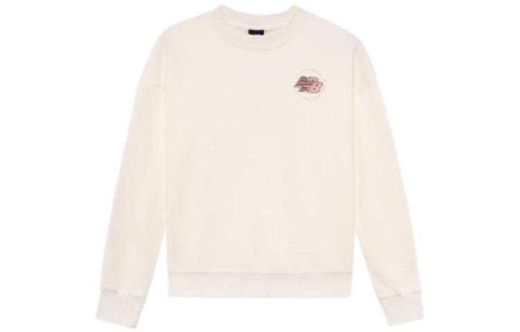 New Balance New Balance Sweatshirts Women's White Crew Neck Moderate Regular