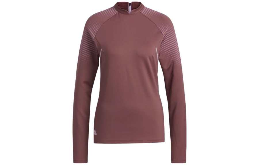 Adidas Adidas Sweatshirts Women's Burgundy Stand Collar Moderate Other