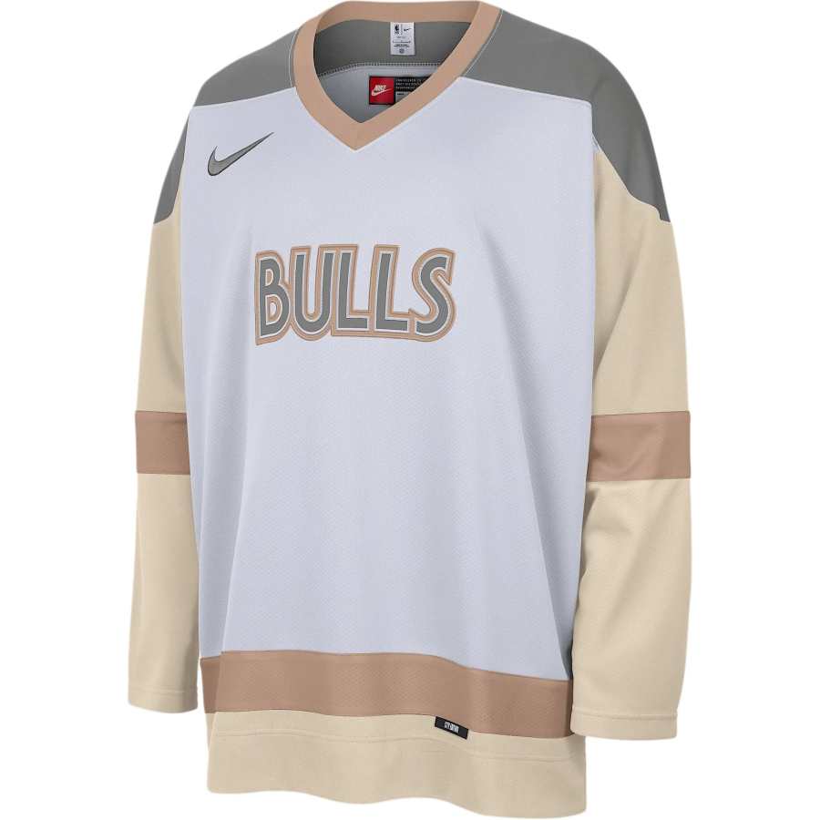 Nike Nike Chicago Bulls City Edition Men's Nike Nba Hockey Jersey