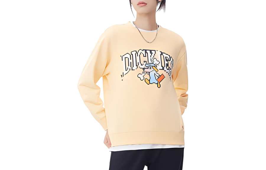 Dickies SS23 Sweatshirt Women's Cake Pink Yellow