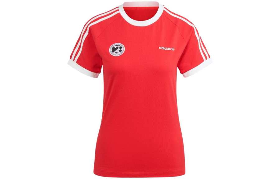 Adidas Originals Raglan Sleeve T Shirt Women's Scarlet