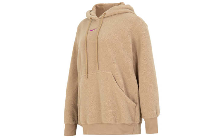 Nike Nike Sweatshirts Women's Khaki Hooded Moderate Regular