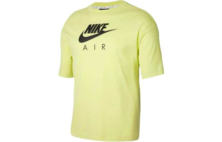 Nike Nike Drop Shoulder Sleeve T Shirt Women's Yellow Green