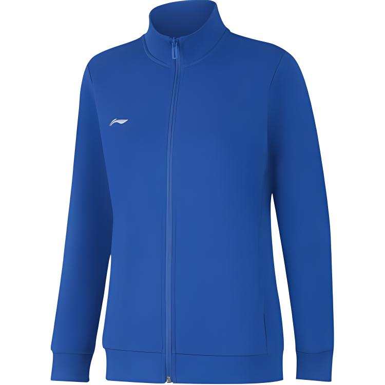 Li-Ning Li Ning Sweatshirts Women's Blue Stand Collar Moderate Cardigan