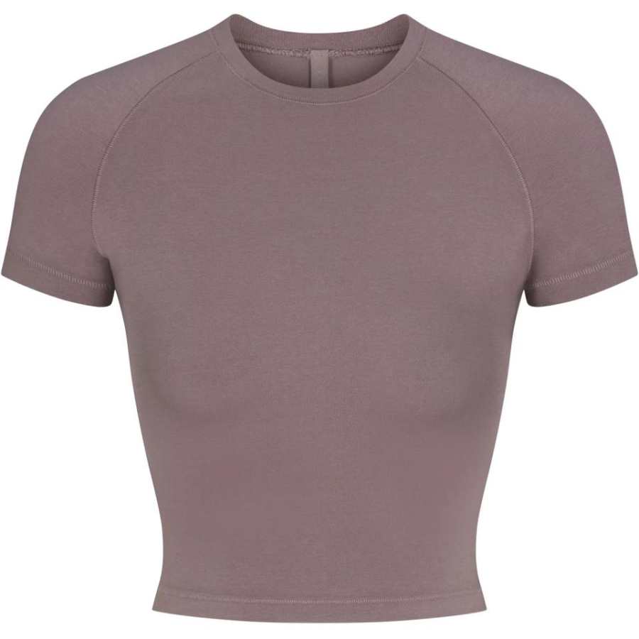 Skims T Shirt Women's ZINC/Zinc