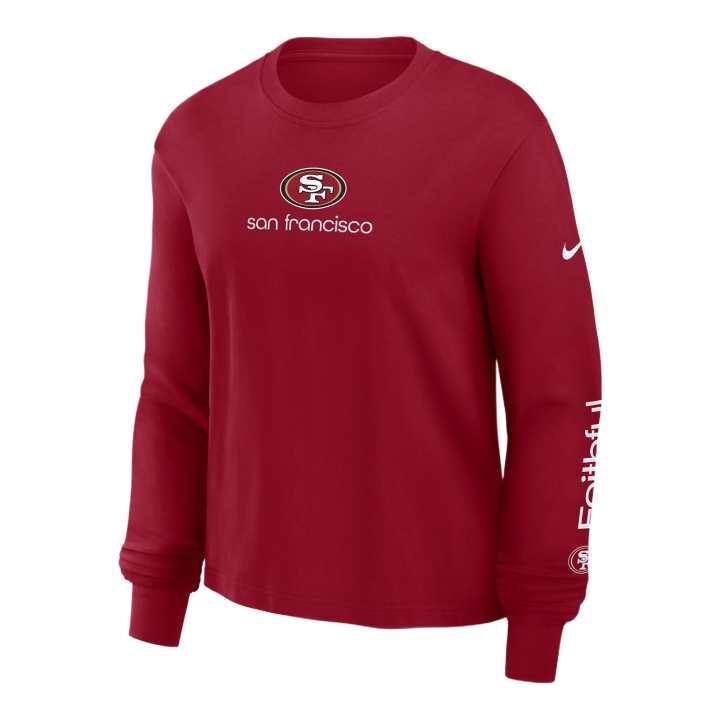 Nike Nike San Francisco 49ers Boxy Women's Nike Nfl Long-Sleeve T-Shirt