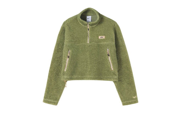 Nike Nike Sweatshirts Women's Green Stand Collar Moderate Other