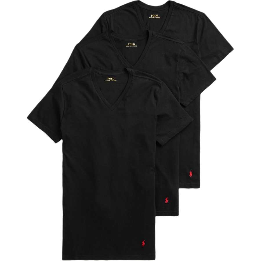 Polo Ralph Lauren SS25 T Shirt Men's 3 Pack Black