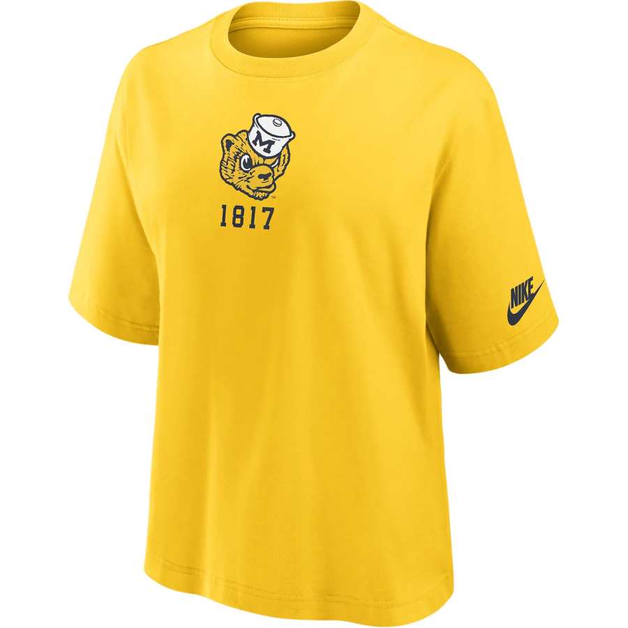Nike Nike Michigan Wolverines Legacy Established Boxy Women's Nike College T Shirt