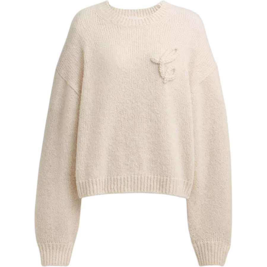 COACH Knitwear Women's White Crew Neck Moderate Other