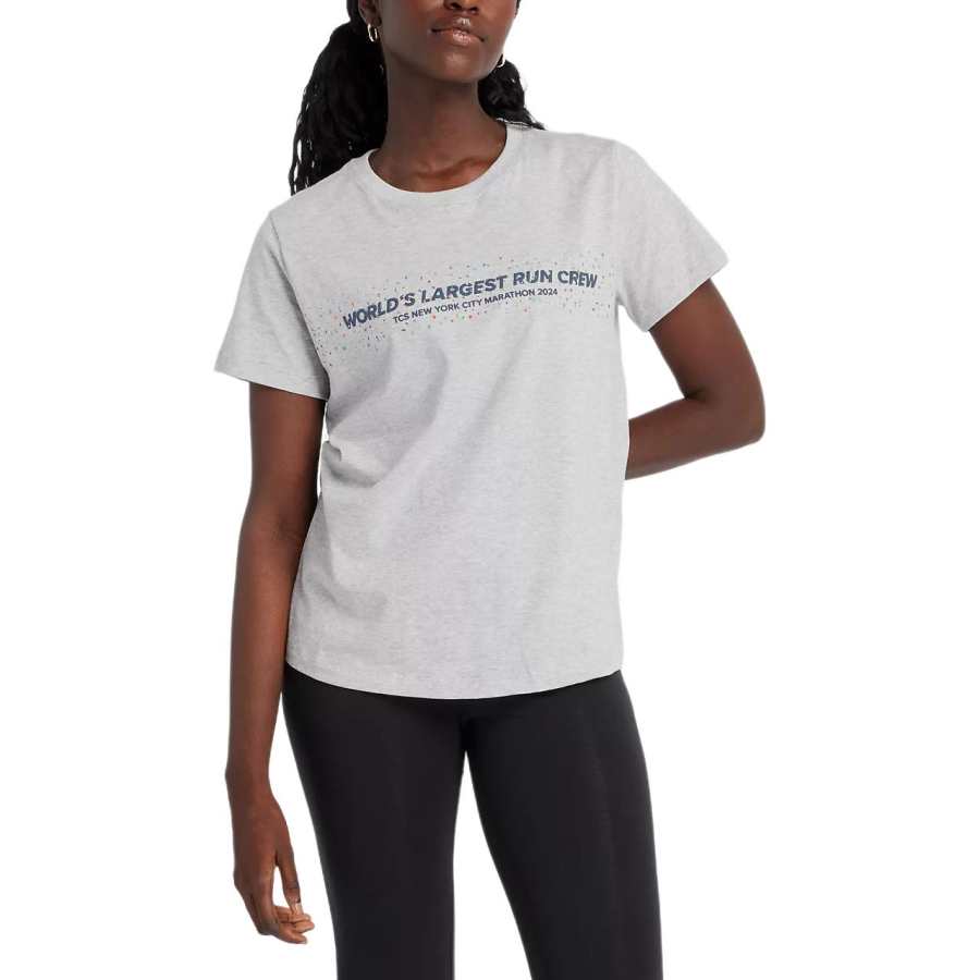 New Balance New Balance NYC Marathon GraphicTCS T Shirt Women's Sport Gray