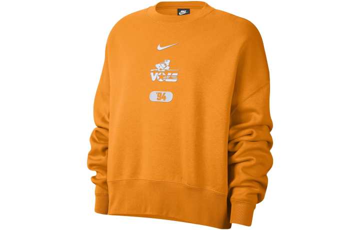 Nike Nike Sweatshirts Women's Orange Crew Neck Moderate Other