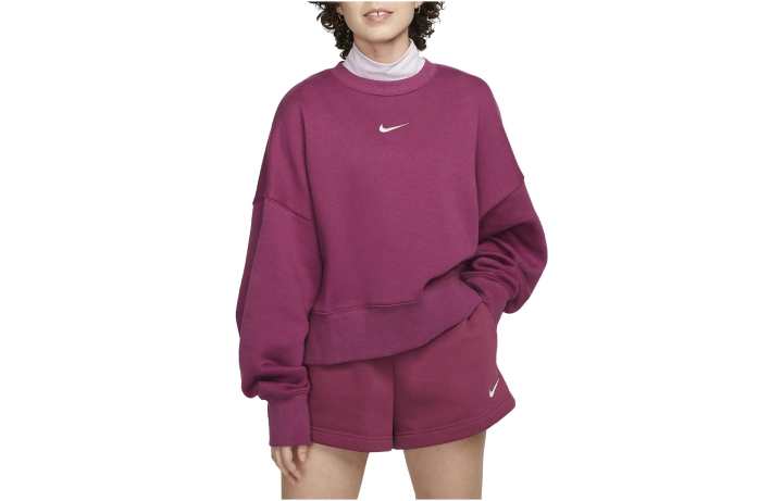 Nike Nike Sweatshirts Women's Burgundy Crew Neck Moderate Other