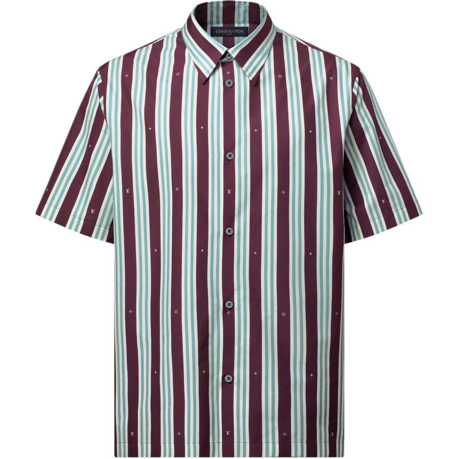 LOUIS VUITTON Striped Short Sleeved Shirt