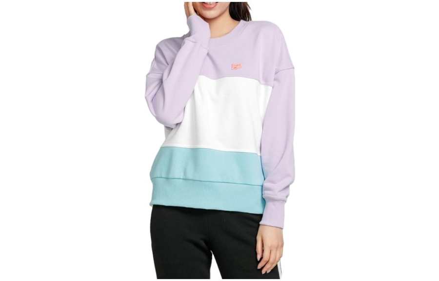 PUMA PUMA Sweatshirts Women's Multicolor Crew Neck Moderate Regular