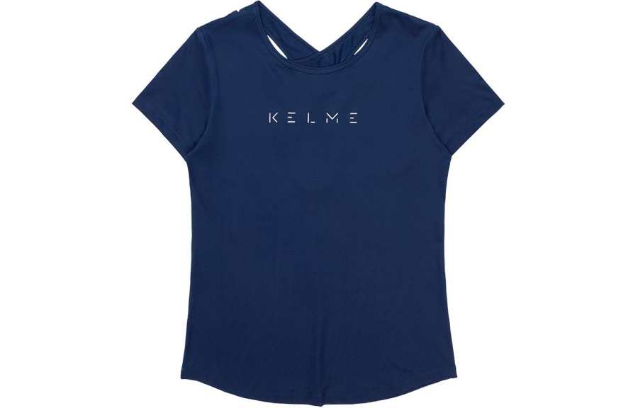 KELME T Shirts Women's Crew Neck Thin Straight Fit