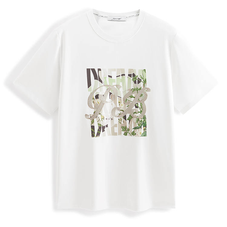 PEACEBIRD MEN x Daria Song T Shirt Men's White 1