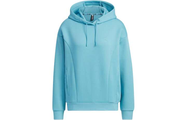 Adidas Adidas Sweatshirts Women's Vintage Blue Hooded Moderate Regular