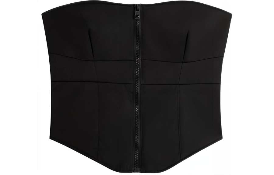 CALVIN KLEIN Strapless Top Women's Space Black