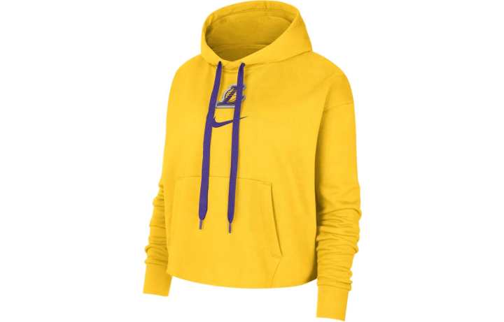Nike Nike Sweatshirts Women's Yellow Hooded Moderate Regular
