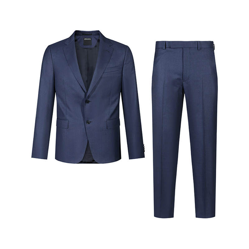 Ermenegildo Zegna Business Suit Men's Blue