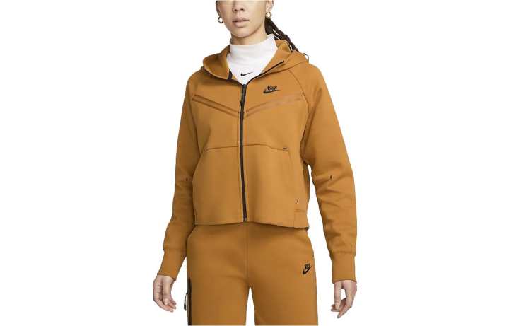 Nike Nike Sweatshirts Women's Caramel Hooded Moderate Cardigan