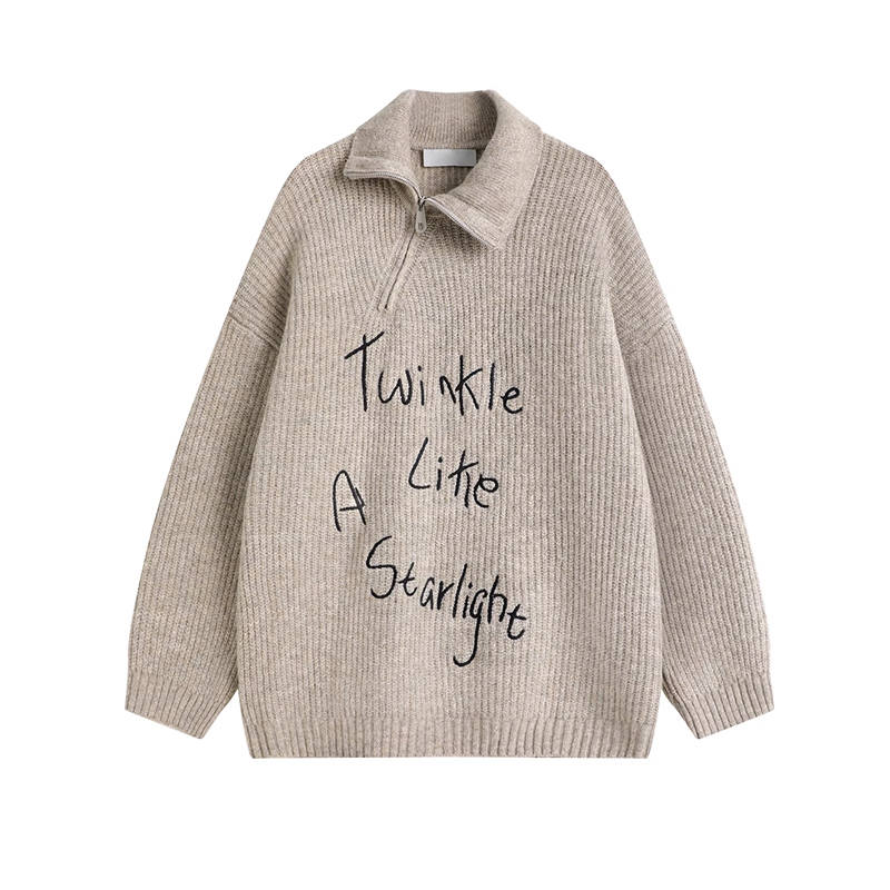 JUFU Knitwear Women's Lapel Moderate