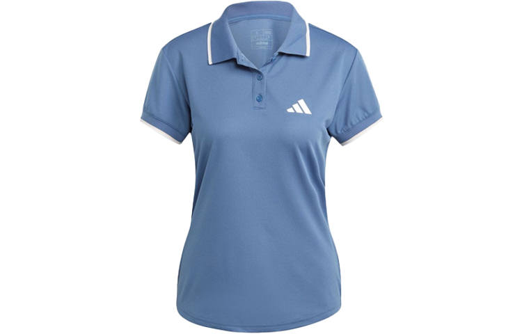 Adidas Adidas Polo Shirts Women's Pink Polo Collar Moderate Straight Fit