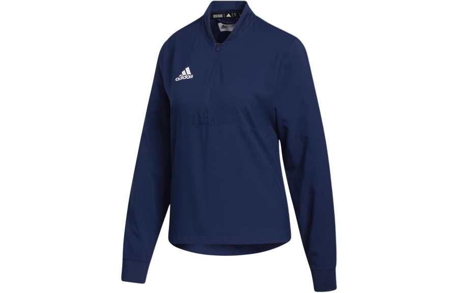 Adidas Adidas Under The Lights Long Sleeve 1/4 Zip Sweatshirt Jackets & Coats Women's Marine Blue