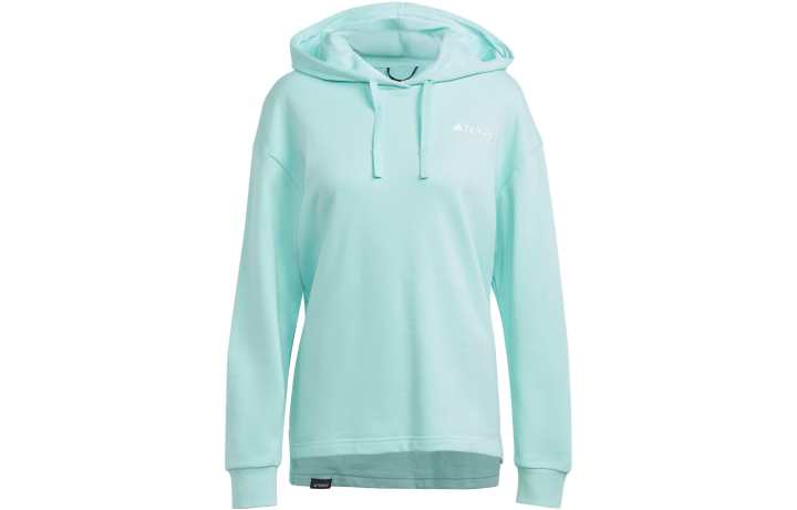Adidas Adidas Sweatshirts Women's Light Green Hooded Moderate Regular