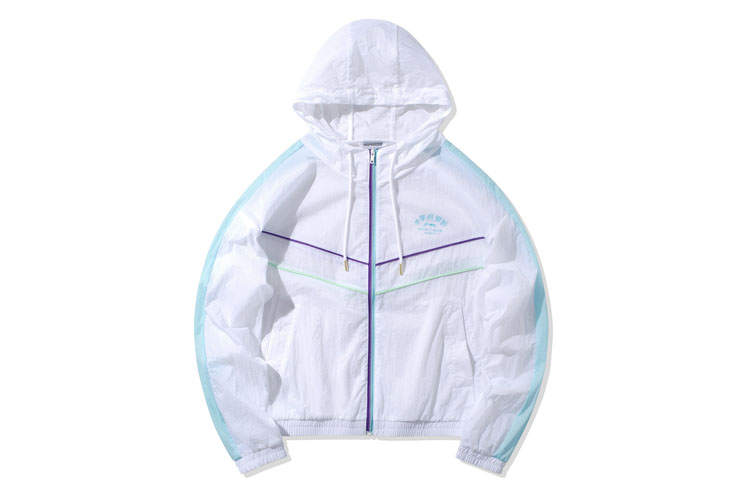 Li-Ning Li Ning Jackets Women's White Hooded Moderate Other