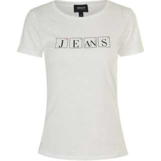 ARMANI JEANS SS23 T Shirt Women's Ecru