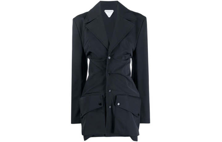 Bottega Veneta Bottega Veneta Jackets Women's Black Lapel Moderate Other