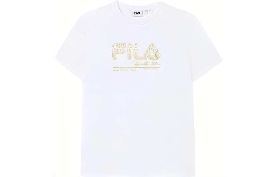 FILA Set in Sleeve T Shirt Women's Standard White