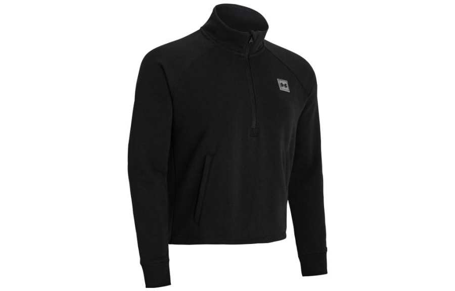 Under Armour Sweatshirts Women's Black Stand Collar Moderate Regular