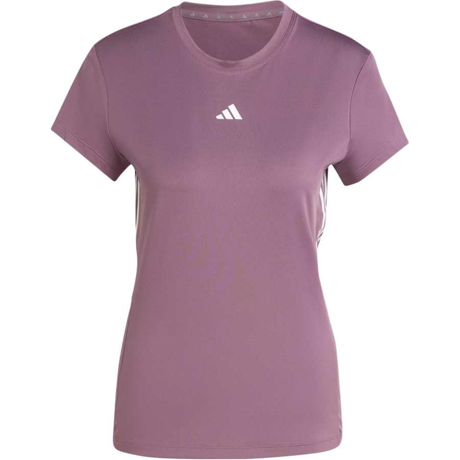 Adidas Adidas Women's Hyperglam T Shirt Shadow Fig/White