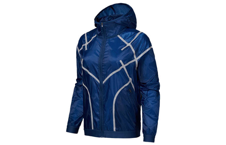 Nike Nike Jackets Women's Blue Hooded Moderate