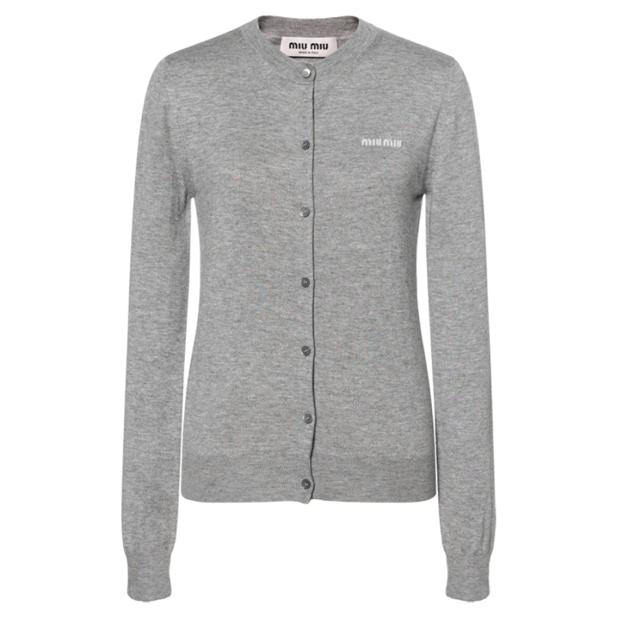 MIU MIU Knitwear Women's Gray Green