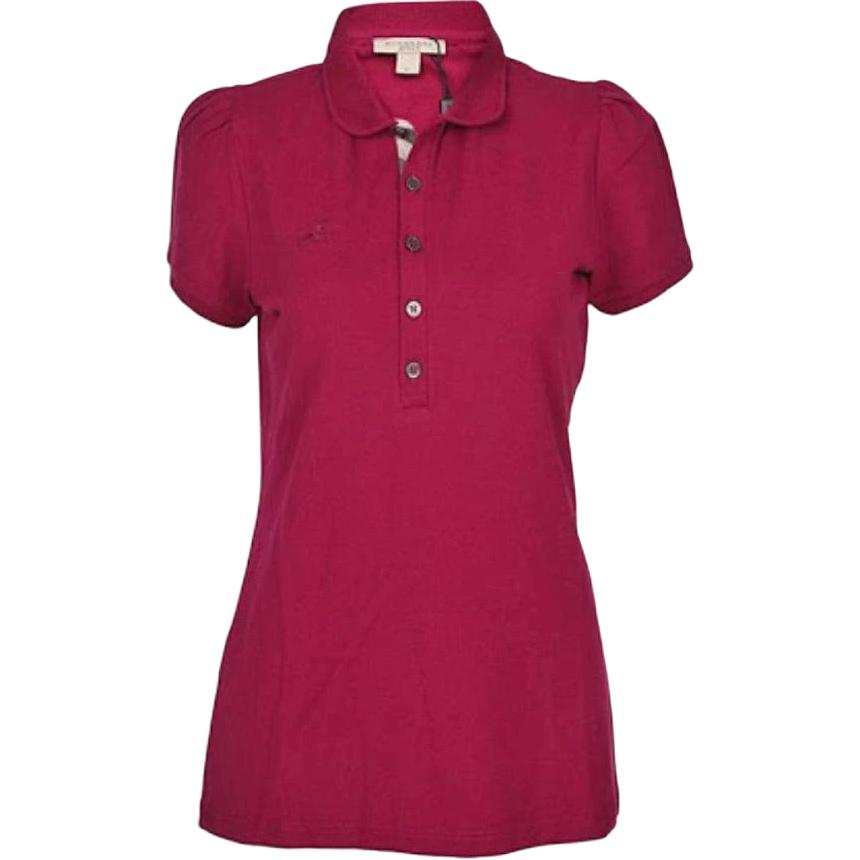 Burberry Polo Shirt Women's Red