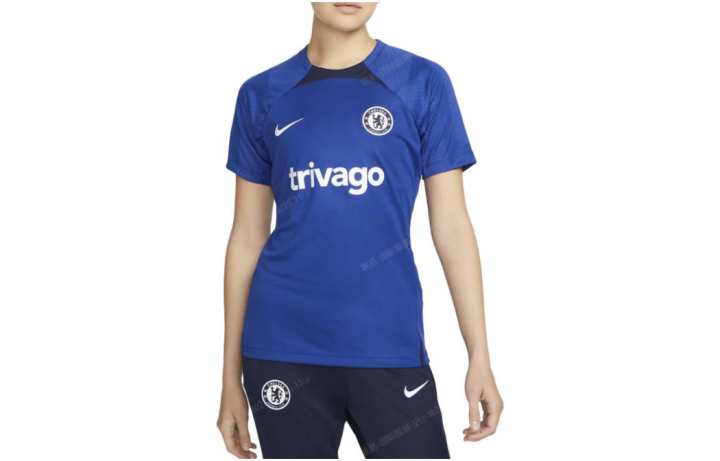 Nike Nike T Shirts Women's Blue Crew Neck Thin Straight Fit