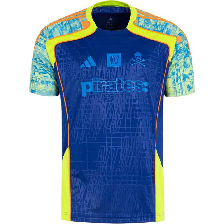 Adidas Adidas Soccer Jerseys Men's Ink Blue/Orange Yellow/Bird Feather Blue/Semi Bright Yellow Fluorescent Moderate